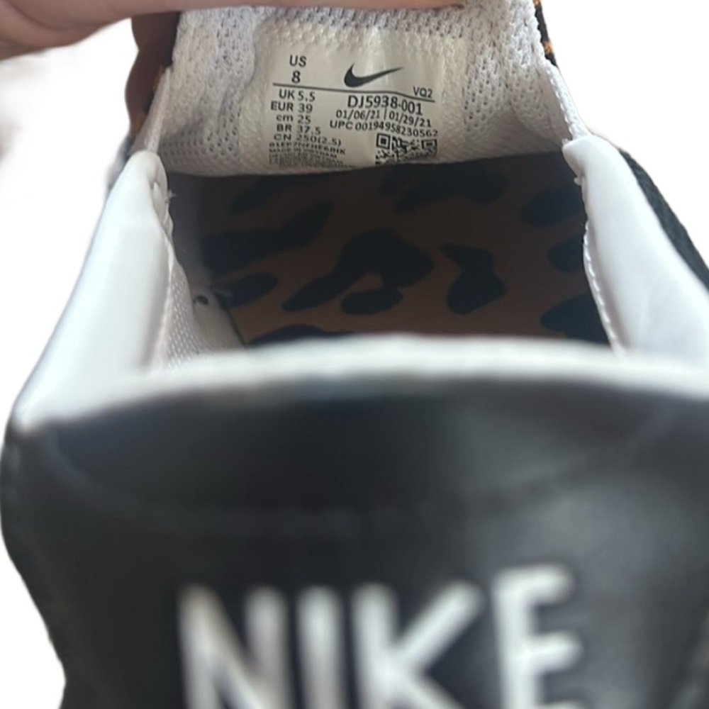 Nike Women's Court Legacy Leopard Slip-on Sneakers - Picture 2 of 6